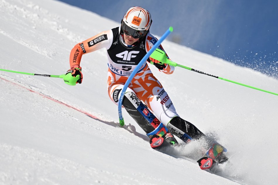 V OBRAZOCH: Petra Vlhová na trati počas 1. kola slalomu na MS v alpskom lyžovaní